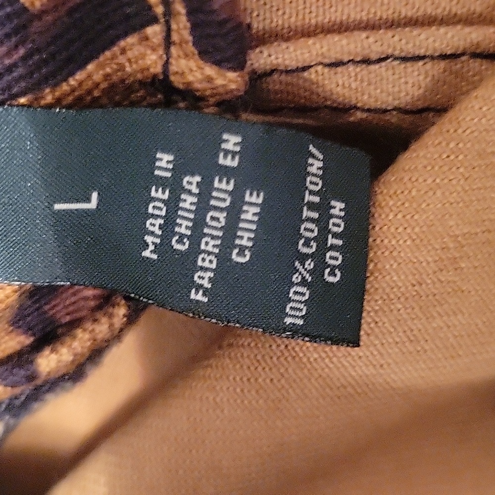 Lauren Ralph Lauren Leopard Print Pea Coat in Brown and Black - Picture 7 of 7
